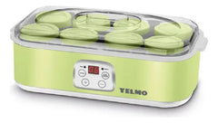Yogurtera Yelmo Yg1708 Verde Fábrica De Yogur 1,4l 8 Jarras Verde Claro