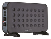 Calefactor Eléctrico Convector Con Termostato 2000w Color Negro Kanji-home Kjh-ch121