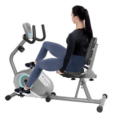 Bicicleta Fija Horizontal Spinning Tm 61501 Indoor 110kg Cs Gris