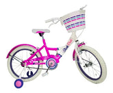 Bicicleta Playera Stark 6094 Rodado 14 Dama Flowers Rosa/blanco