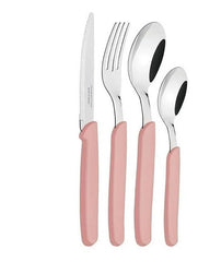 Cubiertos Tramontina Juego De 24 Piezas Carmel Rosado - Rosa