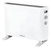 Calefactor Electrico Liliana Cfm20 Silverwhite Termostato Blanco