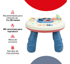 Mesa Actividades Didactica Ludica Para Bebes Bebesit 2006 Cs Azul Claro