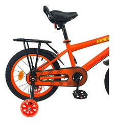 Bicicleta Infantil Randers Bke160f Rojo Rodado 16 Rueditas Naranja 16