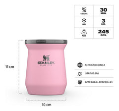 Mate 236ml - Messi X Stanley 1913 Color Pink Liso