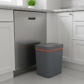 Cesto De Basura Con Sensor Inteligente Vivendi 51303 De 15l Gris