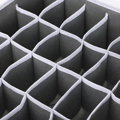 Set Por 4 Organizadores De Cajones Vivendi Ropa Interior Gris