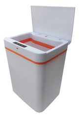 Cesto De Basura De 15l Con Sensor Inteligente Vivendi 51303 Blanco