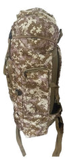 Mochila Para Camping Trekking Outdoor Camuflado Beige 75l Ct Beige Camuflado
