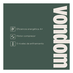 Frigobar Vondom 78 L Acero Inoxidable Rfg170a Motor Compresor