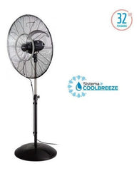 Ventilador Pie Industrial 2 Aspas Liliana Vpi32cb 280w Cts 81.28 Cm Metal