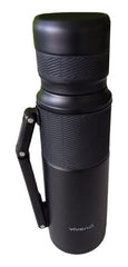 Termo Vivendi De 1200 Ml De Acero Inox Negro Libre De Bpa Negro