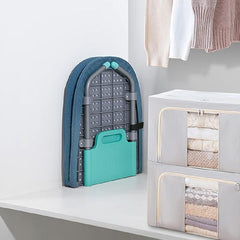 Tabla De Planchar Plegable Portatil Mesada Compacta Tm Lisa Azul Acero