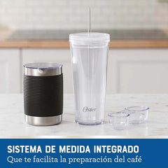 Cafetera Oster Latte 4 En 1 Con Espumador Bvstdc02b 1 Color Negro