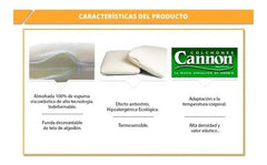 Almohada Inteligente Cannon Viscoelástica Cervical 57 Cm X 37cm