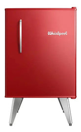 Heladera Whirlpool Retro Roja 76 Lts Rojo