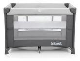 Practicuna Corralito Plegable Transportable Bebesit 2105-ab Gris Liso