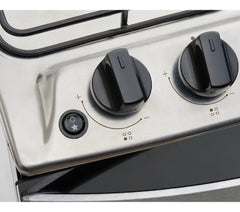 Cocina A Gas Whirlpool Wfo4nbr 4 Hornallas 49cm Acero Inox C - Gris