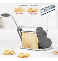 Máquina de Pasta Pastalinda Clásica 200 Gris Acero Inoxidable