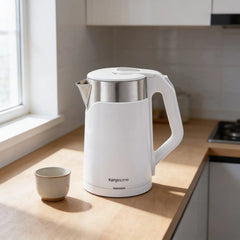 Jarra Pava Electrica Kanji Kjh-pe15003s Blanca Acero 1.8lts Blanco