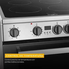 Cocina Whirlpool Eléctrica Inox 55 Cm Inox