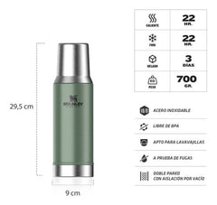 Termo Stanley Mate System Classic De 800ml Pba Free Verde
