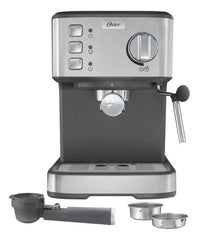 Cafetera Espresso Oster 15 Bares Bvstem5 Plateado