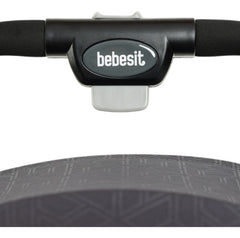 Cochecito Compacto Foldy Bebesit Gris Negro