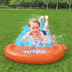 Pista Deslizador Tobogan Inflable Simple Bestway 52260 Naranja
