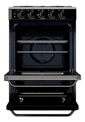 Cocina Drean 56cm Negra Horno 74l Luz Encendido Parrilla Multigas Cd5603an0 Negro