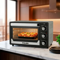 Horno Eléctrico Yelmo Yl-32n De 32lts Temporizador 1500w Grill Color Negro