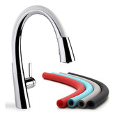 Grifo De Cocina Monocomando Fv H5 Lenga 0412/h5 Extensible Cromo Acabado Brillante