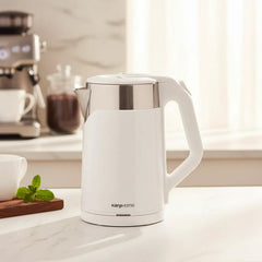 Jarra Pava Electrica Kanji Kjh-pe15003s Blanca Acero 1.8lts Blanco
