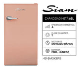 Heladera Siam Retro Bajo Mesada Coral 90l Hsi-bm090br2 Cycle Defrost