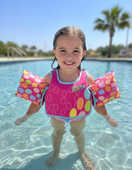 Chaleco Salvavidas Con Bracitos Flotador Niños Bestway 32174 Rosa Chicle