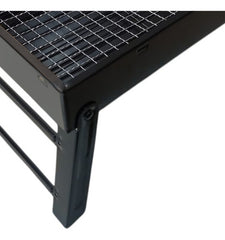 Parrilla Chica Carbon Portatil Plegable Camping Asado Tm Negro