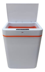 Cesto De Basura De 15l Con Sensor Inteligente Vivendi 51303 Blanco