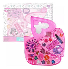 Set Maquillaje Infantil Desplegable Corazón Poppi 5667