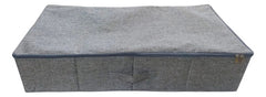 Organizador Con Tapa Guarda Ropa Almacenamiento Vivendi Gris