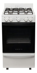 Cocina A Gas Orbis 4 Hornallas Blanca 50cm Visor Multigas Blanco
