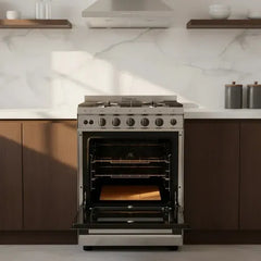 Cocina Comercial Florencia 5838 De 4 Hornallas 56cm Inox