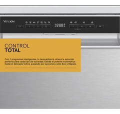 Lavavajillas Vondom Lvj10inox 10 Cubiertos Acero Inox 7 Prog Gris