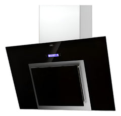 Campana Cocina Extractor Purificador Pared Tst Espejo 90 Cm Acero Inoxidable/negro