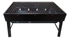 Parrilla Chica Carbon Portatil Plegable Camping Asado Tm Negro