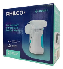 Nebulizador Compacto Ultrasonico Portatil Philco Hl100r Mesh Blanco