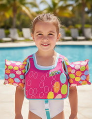 Chaleco Salvavidas Con Bracitos Flotador Niños Bestway 32174 Rosa Chicle