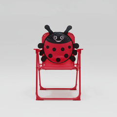Silla Reposera Infantil Niños 1 Posicion Vaquita San Antonio Rojo