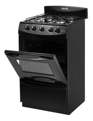 Cocina A Gas Natural Escorial Candor S2 Negra Cs Negro