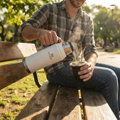 Termo Stanley Mate System Classic De 800ml Hammerton Frost Blanco