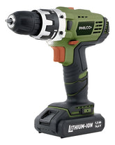 Taladro Inalámbrico 10mm Philco Ti1401 Con Maletín Tio Musa Verde 50 Hz/60 Hz